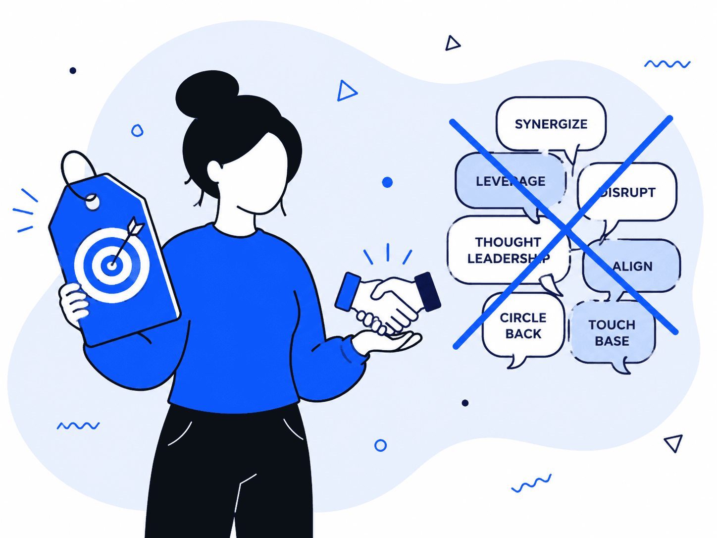 Illustration of clear purpose statement in a business letter