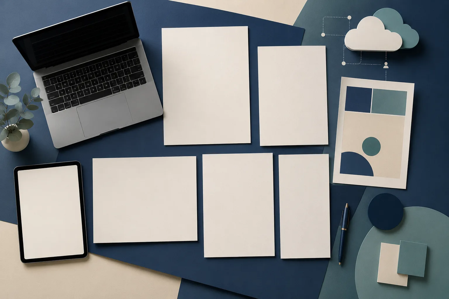 Word, PDF, collaborative, and printed letter formats arranged for comparison