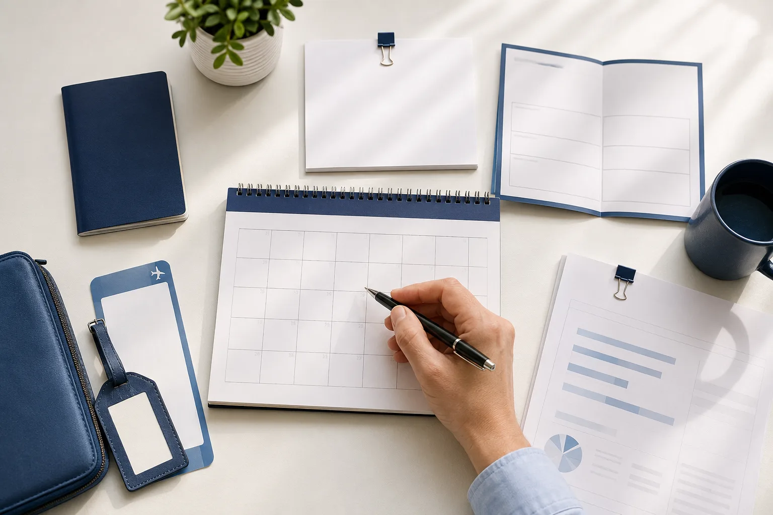 A careful consistency review across a visa invitation letter, itinerary, calendar, and financial details