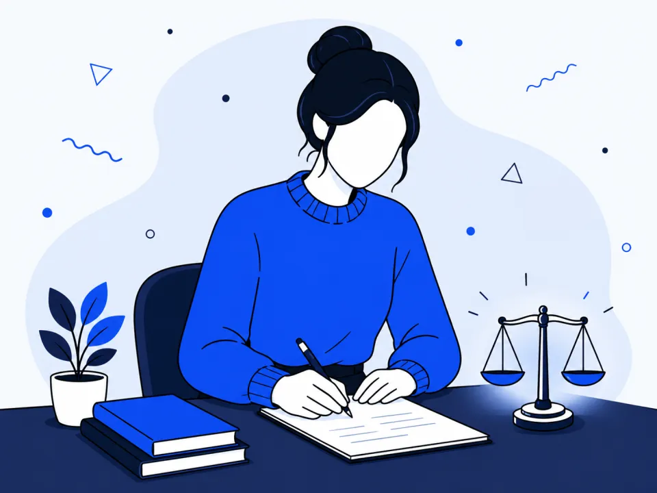 Illustration of a calm, firm tone in a complaint letter
